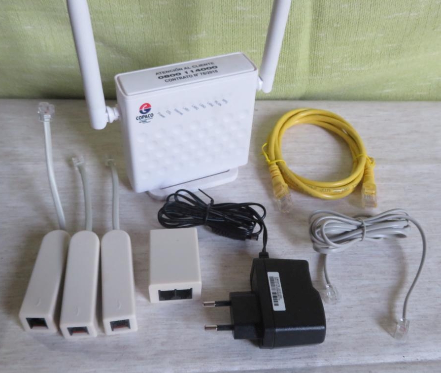Router mit allem Zubehör